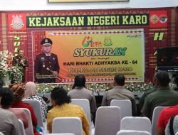 Polres Tanah Karo Beri Kejutan di Hari Ulang Tahun Kejaksaan Negeri Karo