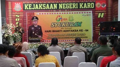 Polres Tanah Karo Beri Kejutan di Hari Ulang Tahun Kejaksaan Negeri Karo