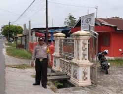 Polsek Lima Puluh Amankan Ibadah Minggu di Gereja GKPI Batu Bara