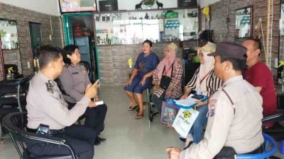 Waspada Penipuan Online! Sat Binmas Tebing Tinggi Gelar Sosialisasi dan Ingatkan Tips Berkendara Aman