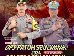 Operasi Patuh Seulawah 2024, Polres Aceh Selatan himbau Masyarakat Melengkapi Surat dan Kelengkapan Kendaraan