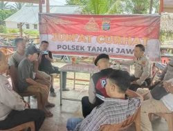 Polsek Tanah Jawa Gelar Jumat Curhat, Ajak Warga Buntu Bayu Jaga Kamtibmas dan Berantas Narkoba