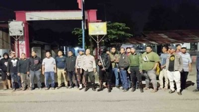 Polsek Medan Tembung Gelar Patroli Gabungan Ciptakan Keamanan Desa Laudendang
