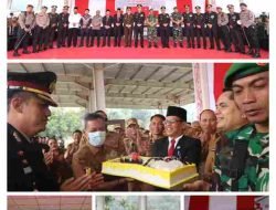 Sekda Pakpak Bharat Hadiri Upacara HUT Bhayangkara ke-78