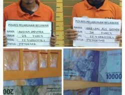 Polres Pelabuhan Belawan Bekuk Dua Pengedar Narkoba di Titi Papan