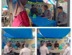 Sambang Dengan Kepala Lingkungan, Sat Binmas Polres Tebing Tinggi Beri Arahan Pencegahan Penipuan Online