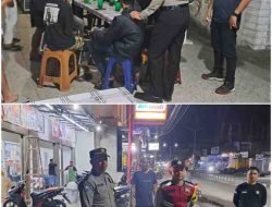 Polsek Labuhan Ruku Gelar Patroli Malam untuk Antisipasi Gangguan Kamtibmas