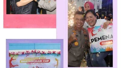Tim Voli Bhayangkari Polda Sumut Raih Juara 1 di Bhayangkari Cup Zona 1