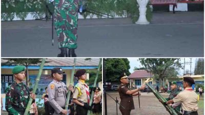 Instansi Pemerintahan dan Masyarakat Karo Antusias dalam Pawai Obor HUT Kemerdekaan RI ke-79 di Kabanjahe