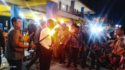 Kegiatan Pawai Taptu dan Ziarah Makam Pejuang Meriahkan Peringatan HUT ke-79 Kemerdekaan RI di Batu Bara