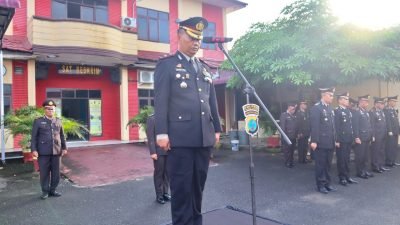 Wakapolres Tebing Tinggi Pimpin Upacara Hari Kemerdekaan RI ke-79**