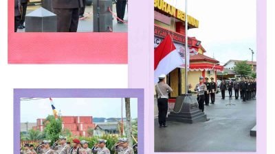 Polres Pelabuhan Belawan Gelar Upacara Peringatan HUT ke-79 Kemerdekaan RI