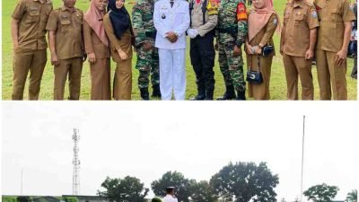 Bhabinkamtibmas Desa Paya Bakung Pimpin Upacara Pengibaran Bendera HUT RI ke-79 dengan Khidmat