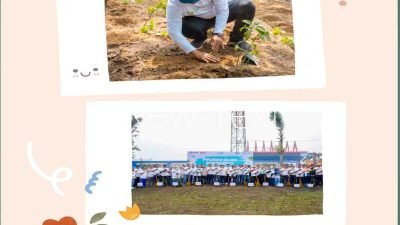 PT Pelindo Solusi Logistik Tingkatkan Daya Dukung Lingkungan dengan Penghijauan