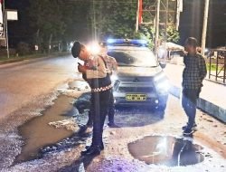 Polsek Labuhan Ruku Gelar Patroli Blue Light untuk Antisipasi Geng Motor, Begal, dan Premanisme