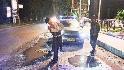 Polsek Labuhan Ruku Gelar Patroli Blue Light untuk Antisipasi Geng Motor, Begal, dan Premanisme