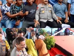 Kapolres Pelabuhan Belawan Dampingi Wakapolri dalam Kunjungan Kerja dan Silaturahmi dengan Masyarakat Nelayan Pesisir Belawan