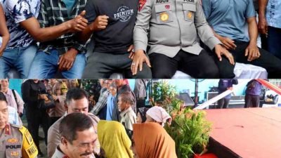 Kapolres Pelabuhan Belawan Dampingi Wakapolri dalam Kunjungan Kerja dan Silaturahmi dengan Masyarakat Nelayan Pesisir Belawan