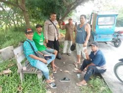 Bhabinkamtibmas Polres Tebing Tinggi Sampaikan Pesan Kamtibmas Jelang Pilkada 2024
