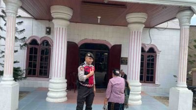 Polres Batu Bara Amankan Ibadah di Dua Gereja, Pastikan Situasi Kondusif
