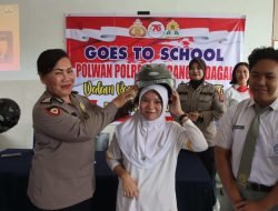 Polwan Polres Serdang Bedagai Sambut HUT ke-76 dengan Kunjungan ke Sekolah dan Aksi Sosial
