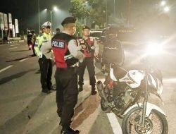 Polres Langkat Gelar Patroli Blue Light untuk Cegah Kejahatan Jalanan