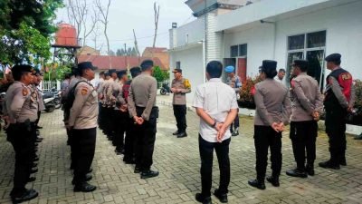 Polres Tanah Karo Pastikan Keamanan Proses Pendaftaran Calon Bupati dan Wakil Bupati di Hari Ketiga
