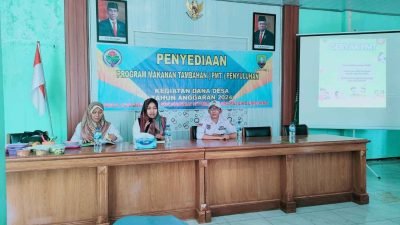 Warga Desa Kaduwulung Terima Bantuan PMT untuk Tekan Angka Stunting