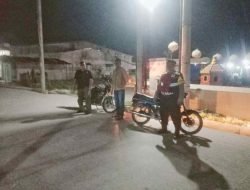 Polsek Medang Deras Gelar Patroli Malam Antisipasi Kejahatan dan Premanisme