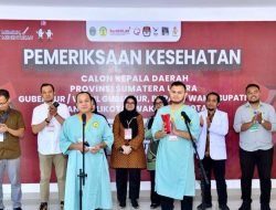Pemeriksaan Kesehatan Pasangan Calon Bupati dan Wakil Bupati Batu Bara di RSU Haji Medan