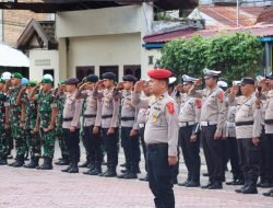 Polres Tanah Karo Gelar Apel Pasukan Operasi Hatra Toba 2024, Kesiapan Pengamanan PON XXI