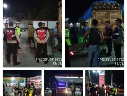 Patroli dan Kegiatan KRYD Polsek Sei Kanan Berhasil Ciptakan Kondisi Kamtibmas yang Kondusif di Labuhanbatu Selatan