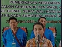 KPU Medan Tunggu Hasil Pemeriksaan Kesehatan Paslon Hingga 3 September 2024