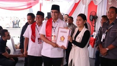 Riko-Zakiyudin Resmi Mendaftarkan Diri ke KPU Kota Medan sebagai Kandidat Wali Kota dan Wakil Wali Kota