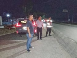 Personil Polsek Lima Puluh Gelar Patroli Malam untuk Cegah Kriminalitas di Wilayah Hukum Polsek Lima Puluh