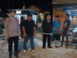 Polsek Medang Deras Laksanakan Patroli Malam, Antisipasi Kejahatan dan Premanisme