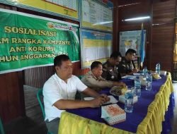 Polsek Medang Deras dan Kejaksaan Batubara Gelar Sosialisasi Kampanye Anti Korups