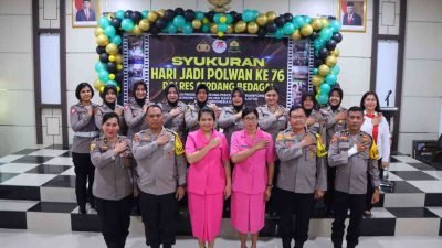 Polres Serdang Bedagai Rayakan HUT Polwan ke-76 dengan Penuh Khidmat