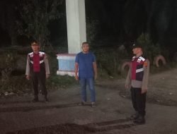 Patroli Malam Polsek Lima Puluh Amankan Wilayah, Cegah Aksi Kriminalitas