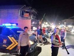Patroli Malam Polsek Indrapura Cegah Gangguan Kamtibmas di Jalinsum