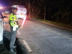 Polres Batu Bara Gelar Patroli Blue Light di Lokasi Rawan Macet dan Kecelakaan