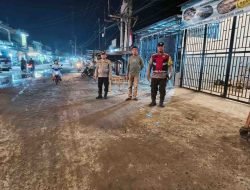 Polsek Medang Deras Gelar Patroli Malam Antisipasi Kejahatan dan Premanisme