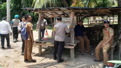 Polsek Aek Natas Gelar Gerebek Kampung Narkoba di Desa Bandar Selamat