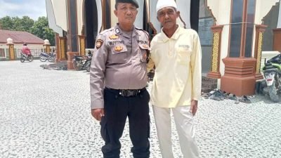 Polsek Indrapura Amankan Ibadah Salat Jumat di Masjid Nurussalam