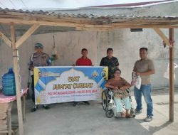Polsek Medang Deras Gelar Jumat Curhat dan Bagikan Sembako di Kelurahan Pagurawan