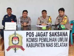 Polres Nias Selatan Perketat Pengamanan di Kantor KPU Menjelang Pilkada 2024