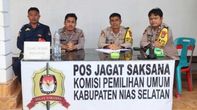 Polres Nias Selatan Perketat Pengamanan di Kantor KPU Menjelang Pilkada 2024