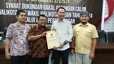 KPU Medan Nyatakan Tiga Paslon Wali Kota dan Wakil Wali Kota Penuhi Syarat