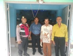 Patroli Polsek Medang Deras Amankan Ibadah di Gereja HKBP Pagurawan