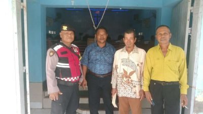 Patroli Polsek Medang Deras Amankan Ibadah di Gereja HKBP Pagurawan